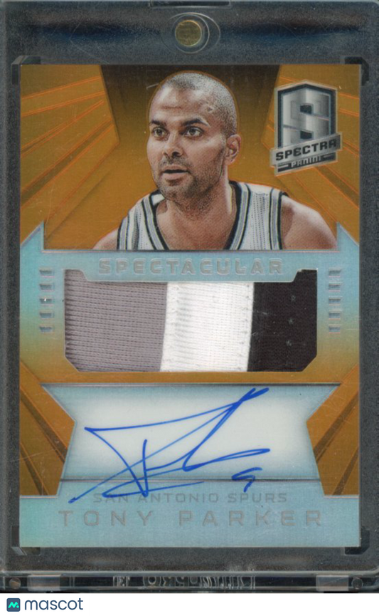 2014-15 Spectra Tony Parker GU Patch Auto /25
