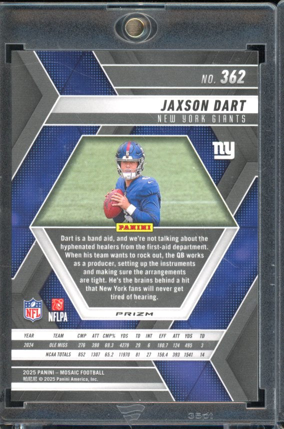 2024 Mosaic Jaxson Dart Candy Cane SP Rookie