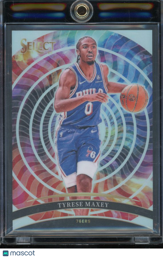 2024-25 Select Tyrese Maxey Color Wheel Case Hit