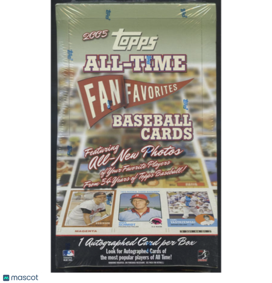 2005 Topps All-Time Favorites Baseball Box