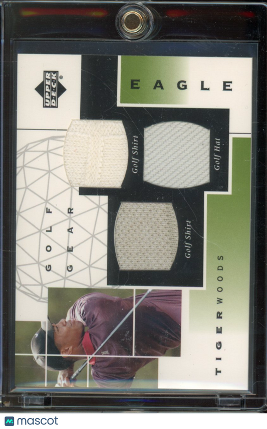 2003 Upper Deck Tiger Woods Golf Gear Eagle Triple Patch