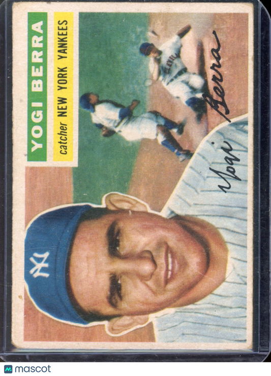 1956 Topps Yogi Berra Gray Back #110