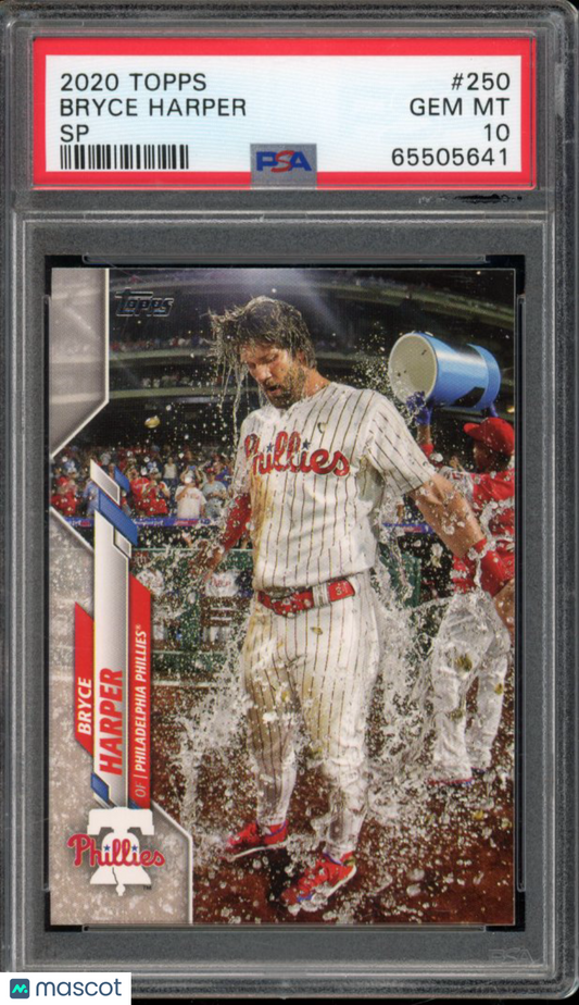2020 Topps Bryce Harper SP #250 PSA 10