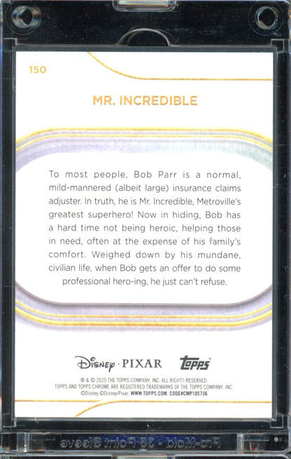2025 Topps Chrome Mr. Incredible Mickey Print /28