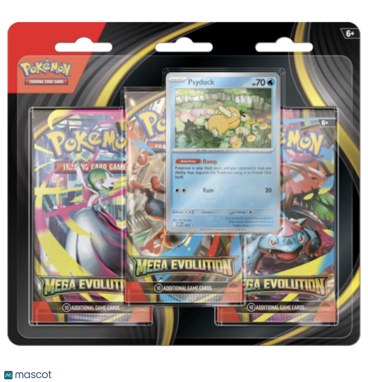 PRE ORDER Pokemon Mega Evolution 3-Pack Blister Pack