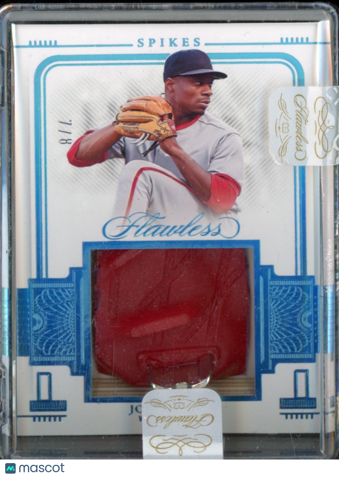 2022 Flawless Josiah Gray Spikes Relic /8