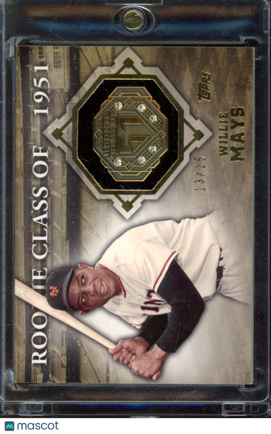 2014 Topps Willie Mays Rookie Class Of 1951 Medallion /25