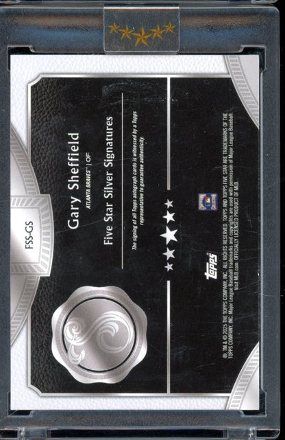 2025 Five Star Gary Sheffield 1/1 Sealed Auto