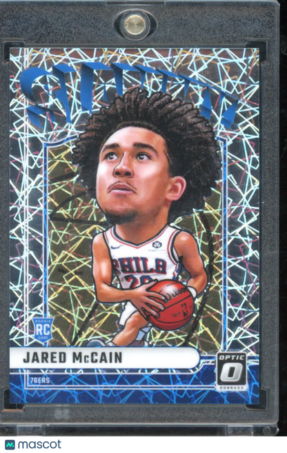2024-25 Optic Jared Mccain Slammy Rookie Case Hit
