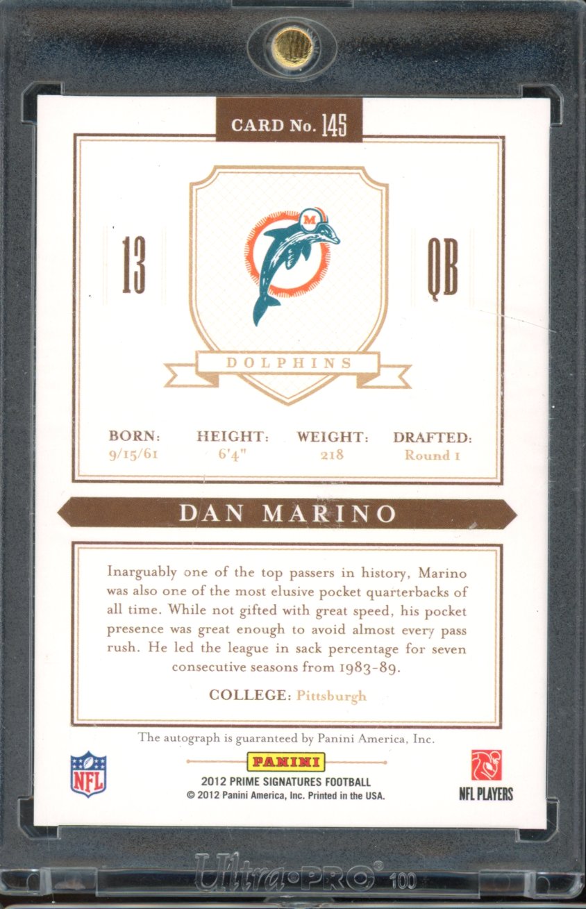 2012 Prime Signatures Dan Marino Auto /5