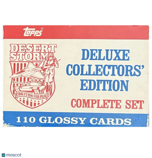 1991 Topps Desert Storm Deluxe Collectors Edition Complete Set