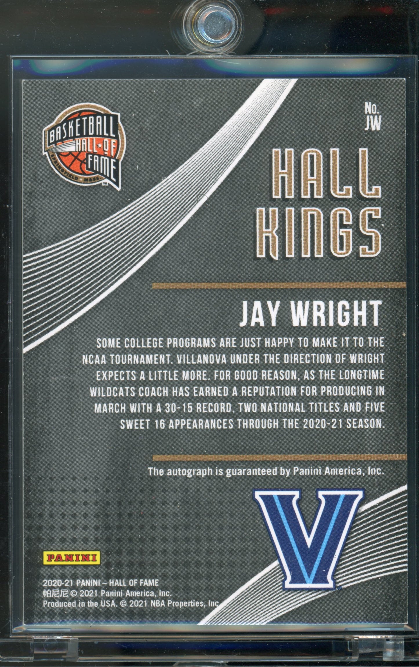 2024 Black Friday Jay Wright Hall Kings Auto /25
