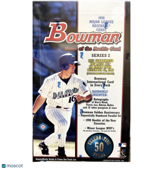 1998 Bowman Series 2 Baseball Hobby Box