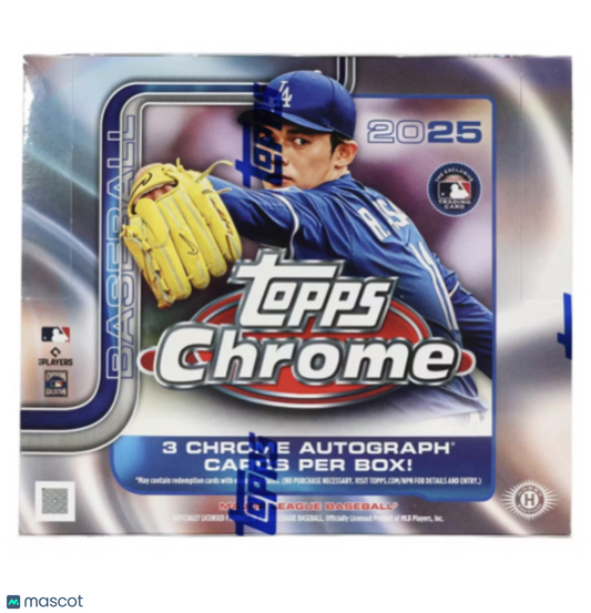 2025 Topps Chrome Baseball Jumbo Box