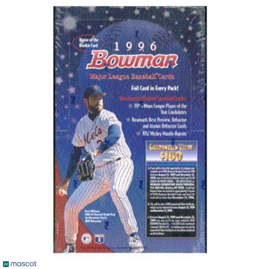 1996 Bowman Baseball Hobby Box