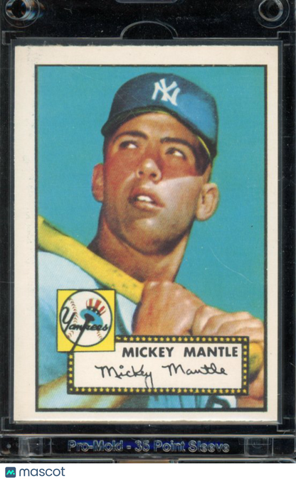 1983 Topps Mickey Mantle 1952 Reprint #311
