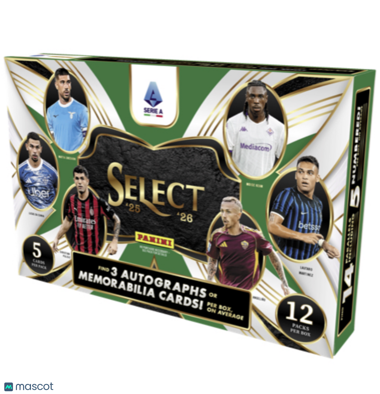 2025-26 Panini Select Serie A Soccer Hobby Box