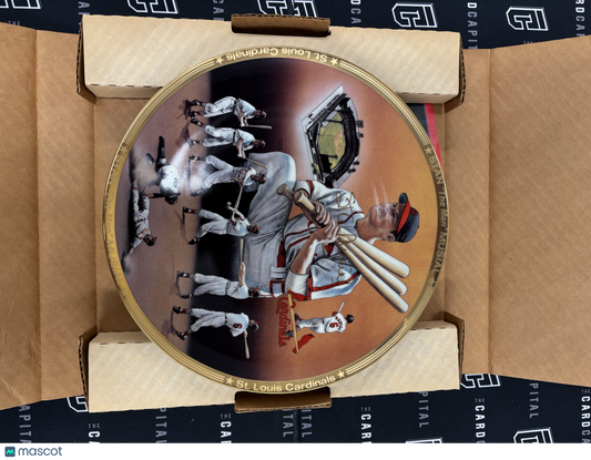 Sports Impressions Stan Musial Porcelain Plate Gold Edition