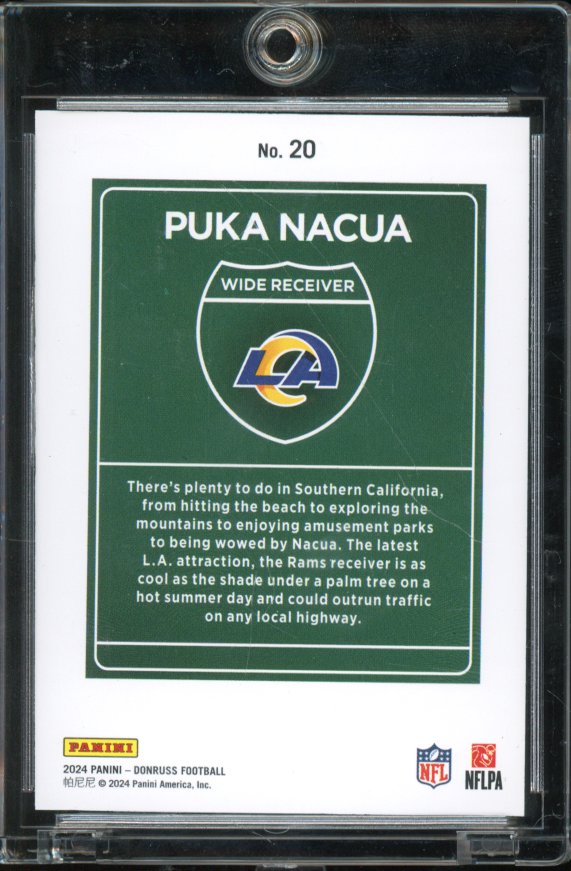 2024 Donruss Puka Nacua Downtown Case Hit