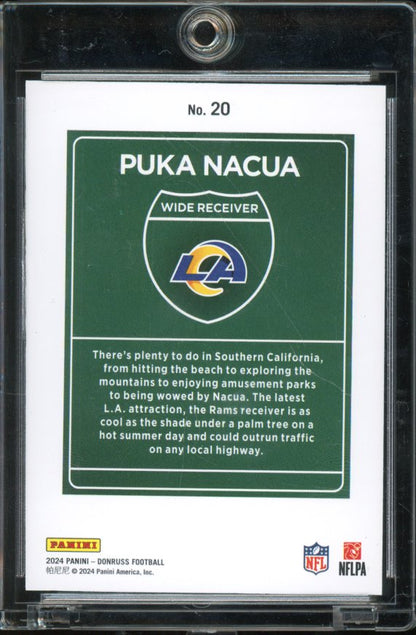 2024 Donruss Puka Nacua Downtown Case Hit