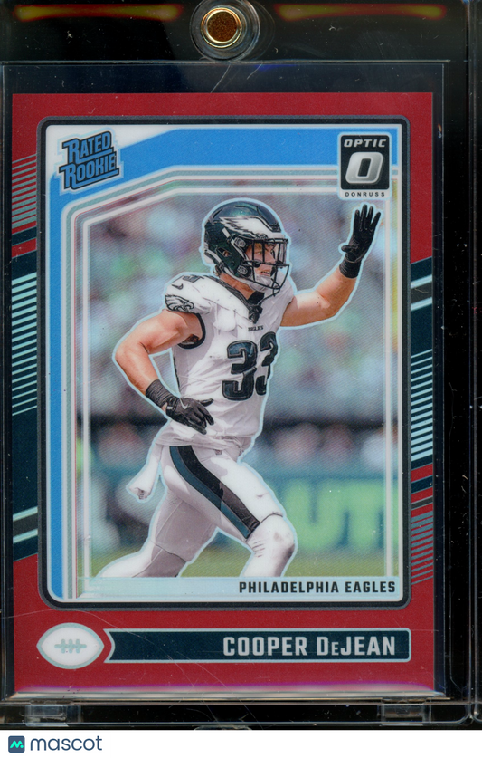 2024 Optic Cooper DeJean Rated Rookie Red /125 RC