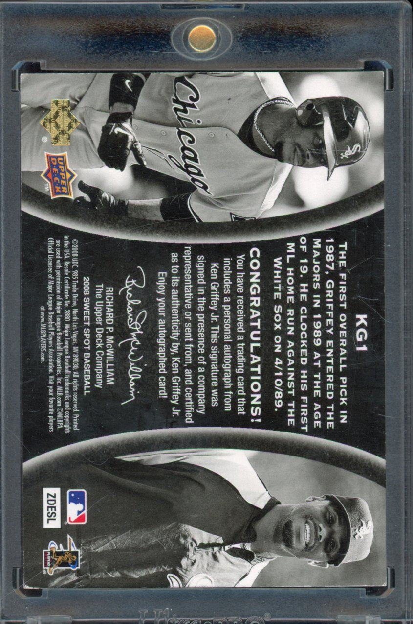 2008 Upper Deck Ken Griffey Jr Sweet Spot Signatures /230