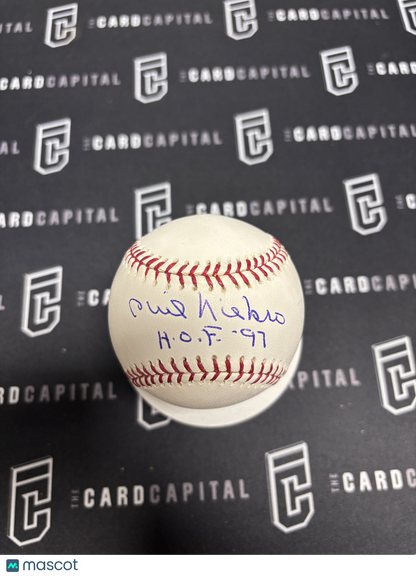 Phil Niekro Signed Official Major League Baseball JSA "HOF 97"