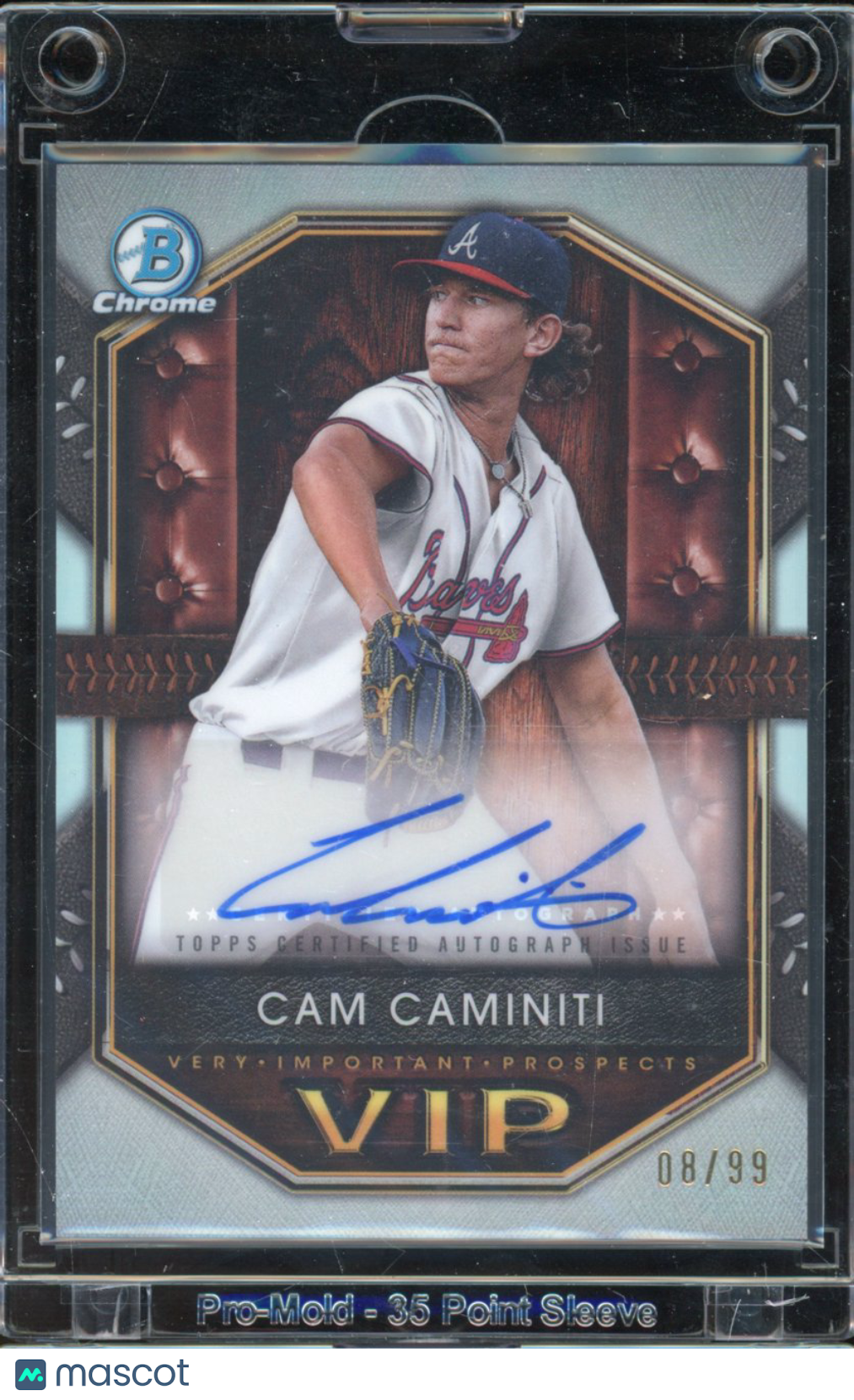 2025 Topps Chrome Cam Caminiti Vip Auto /99