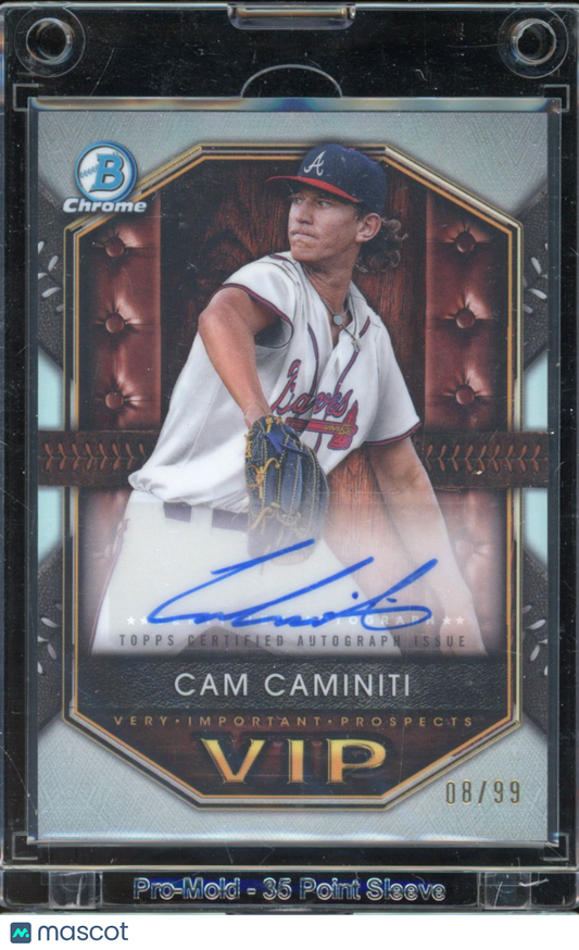 2025 Topps Chrome Cam Caminiti Vip Auto /99