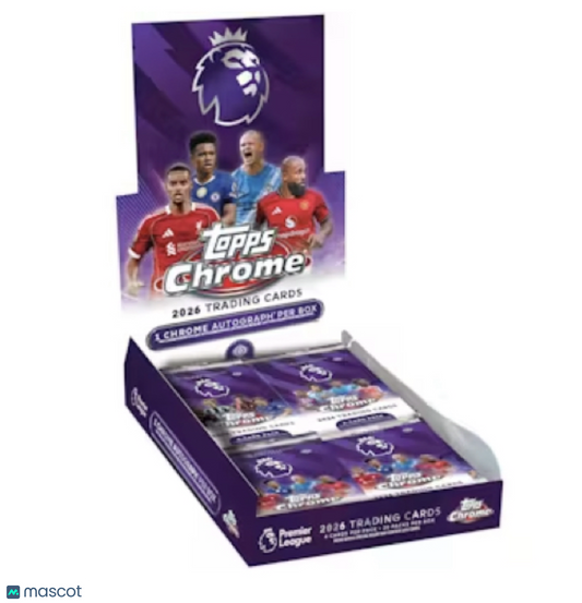 PRE ORDER 2025-26 Chrome EPL Soccer Hobby Box
