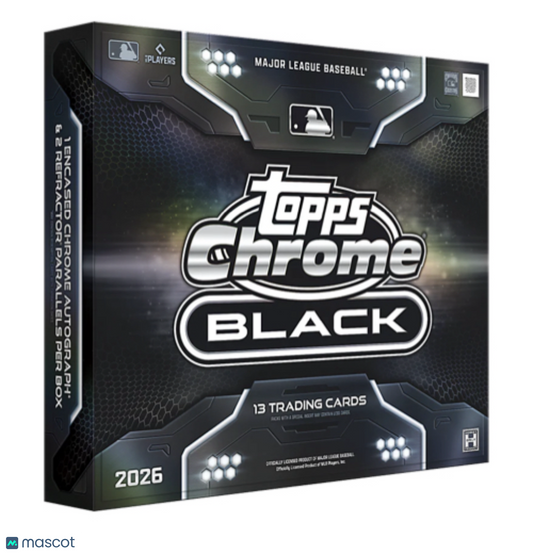 2026 Topps Chrome Black Baseball Hobby Box