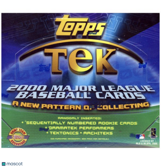 2000 Topps Tek Baseball Hobby Box