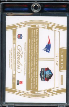 2024 Flawless Ty Law Sapphire HOF Auto /10