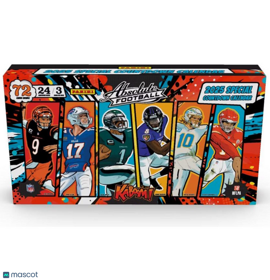 2025 Panini Absolute Football Countdown Calendar Box