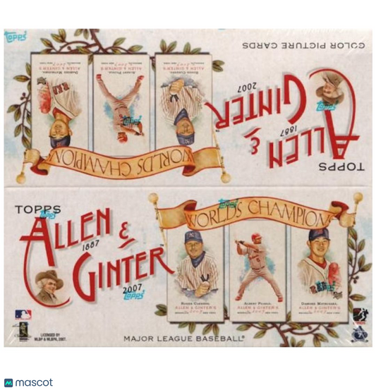 2007 Topps Allen & Ginter Baseball Retail Box