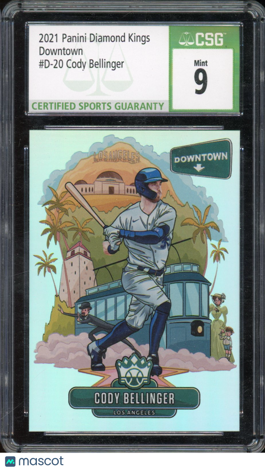 2021 Donruss Cody Bellinger Downtown Case Hit SGC 9
