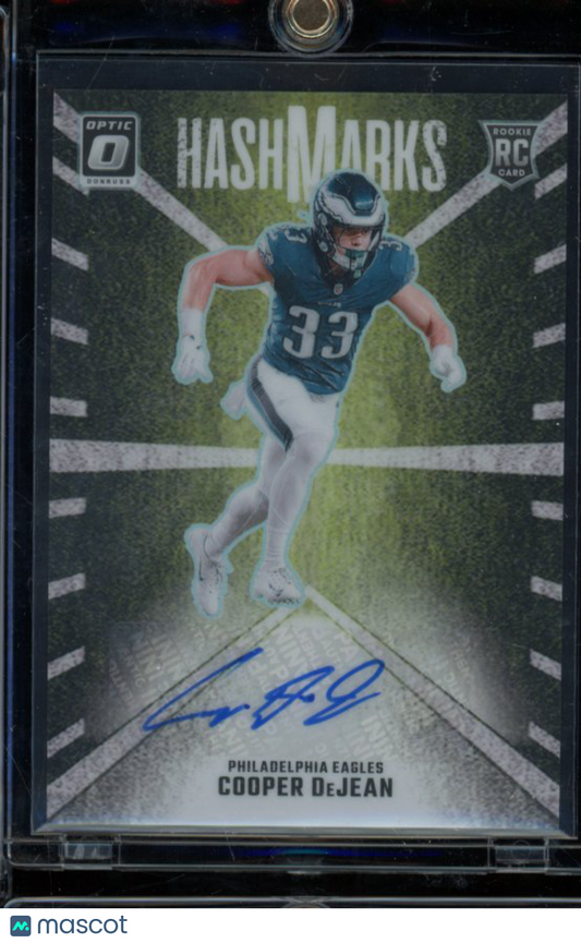 2024 Optic Cooper Dejean Hash Marks Rookie Auto