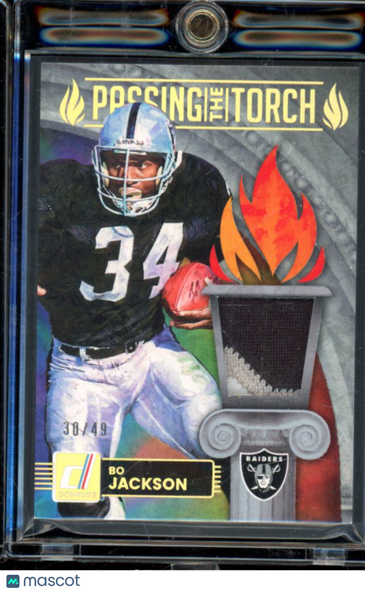 2025 Donruss Bo Jackson Ashton Jeanty Rookie Passing The Torch Patch /49
