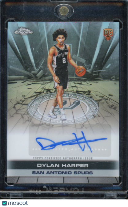 2025-26 Topps Chrome Dylan Harper Rookie Auto Refractor