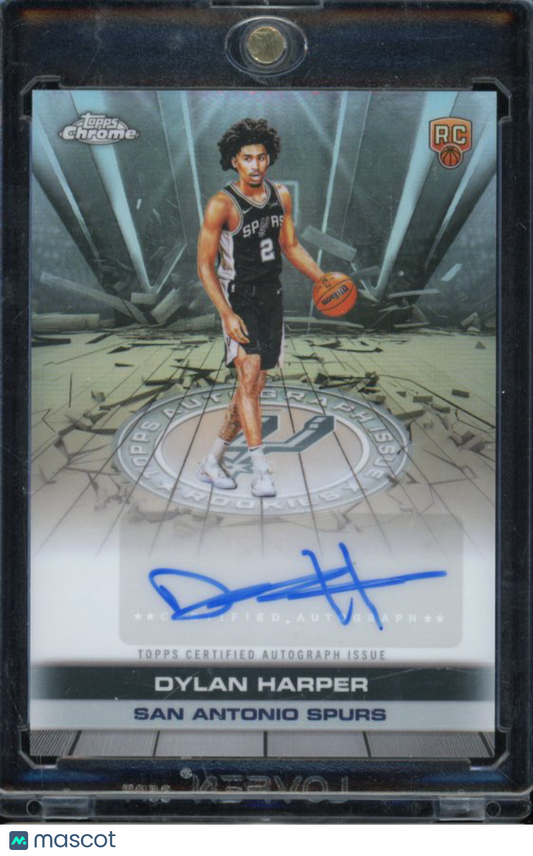 2025-26 Topps Chrome Dylan Harper Rookie Auto Refractor