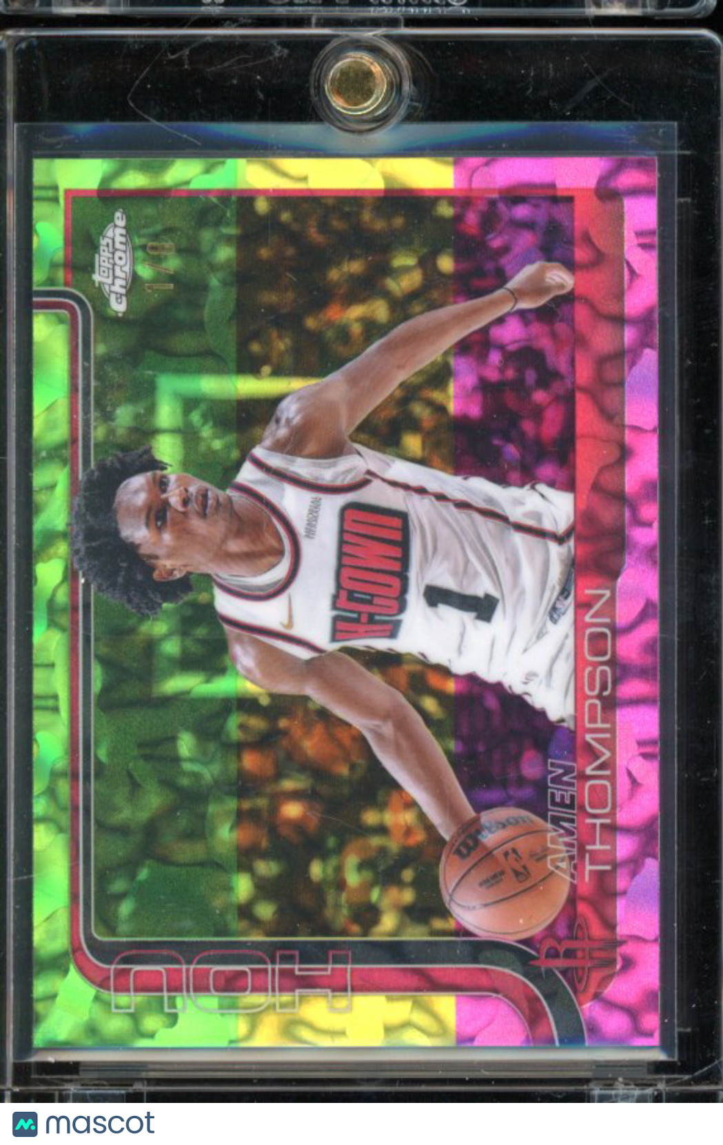 2025-26 Topps Chrome Amen Thompson FDI Tri Color 1/8