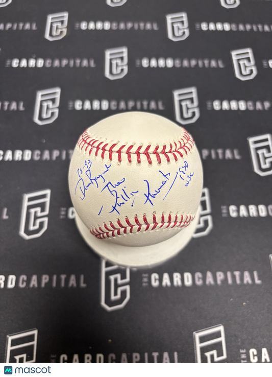 David Raymond Signed Baseball JSA "The Phillie Phanatic 1980 WSC"