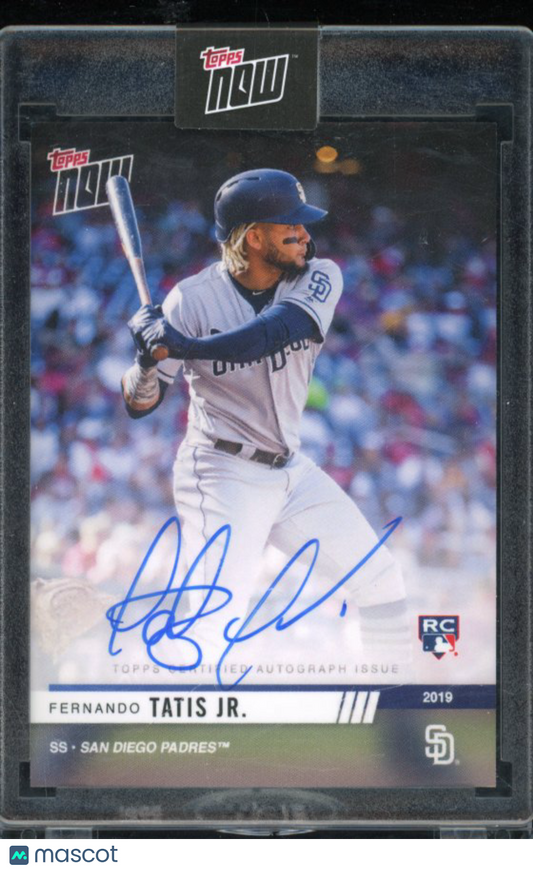 2019 Topps Now Fernando Tatis Jr Platinum Rookie Auto