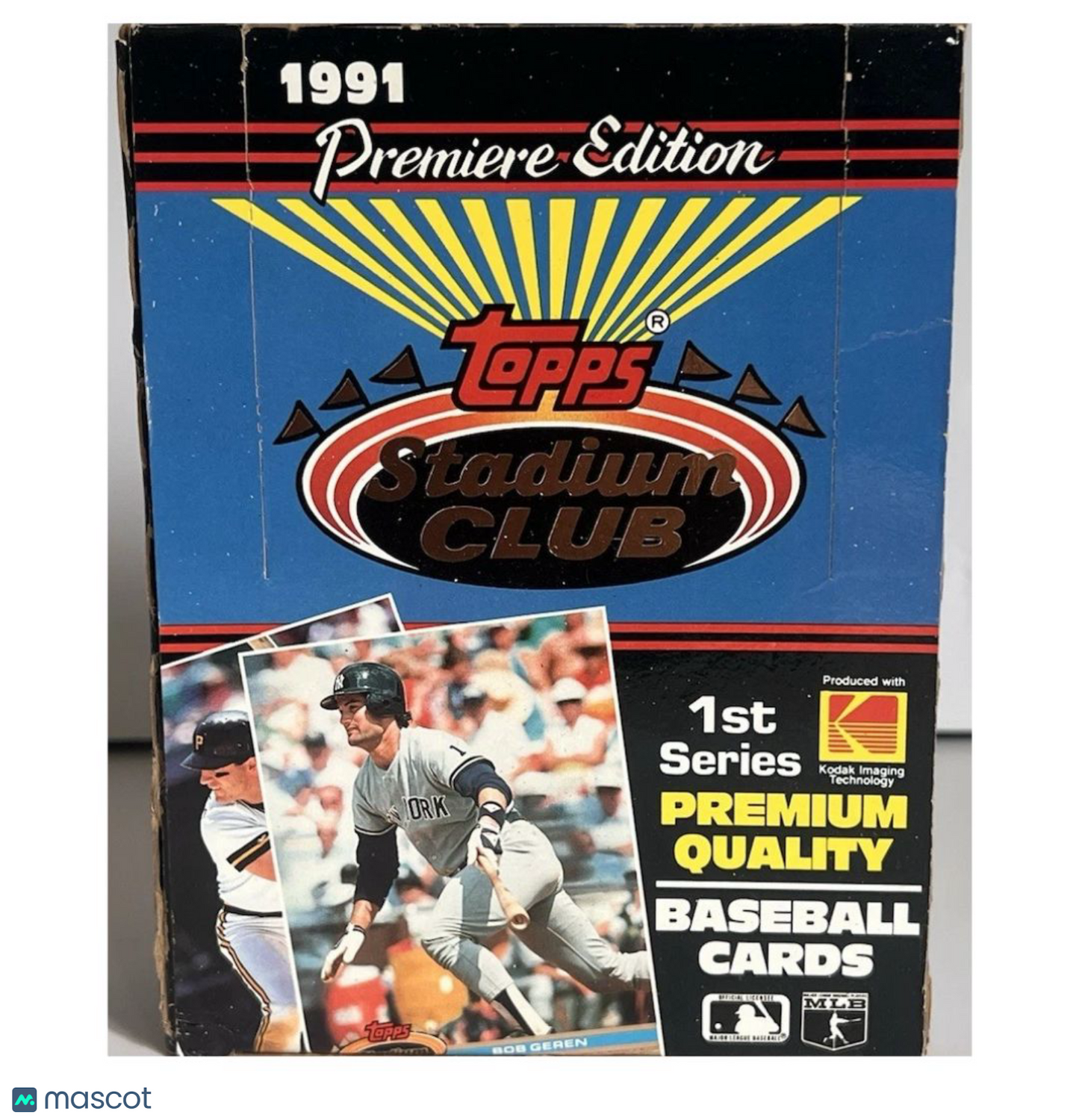 1991 Topps Stadium Club Series 1 Baseball Box