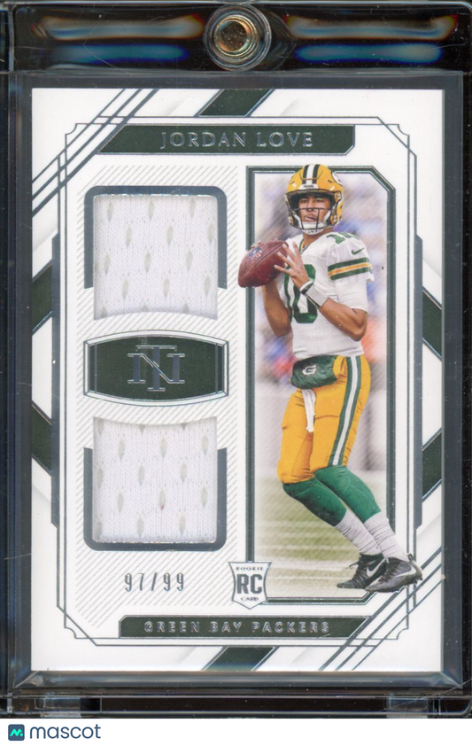 2020 National Treasures Jordan Love Rookie Patch /99