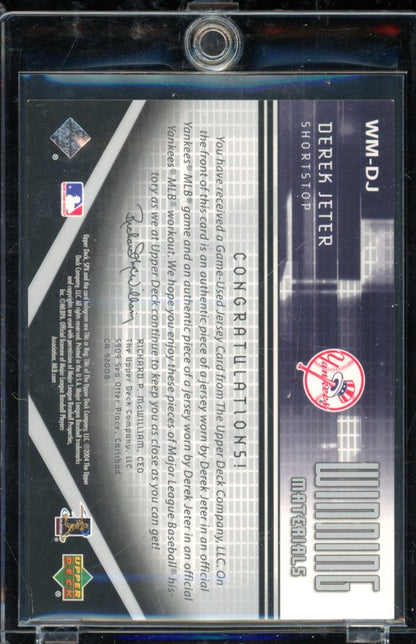 2004 Upper Deck SPX Derek Jeter Winning Materials Patch