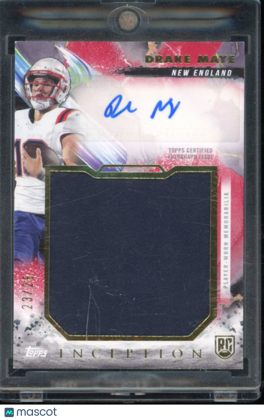2024 Topps Inception Drake Maye Rookie Patch Auto /25