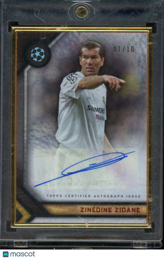 2024 Topps Museum Zinedine Zidane Auto /10