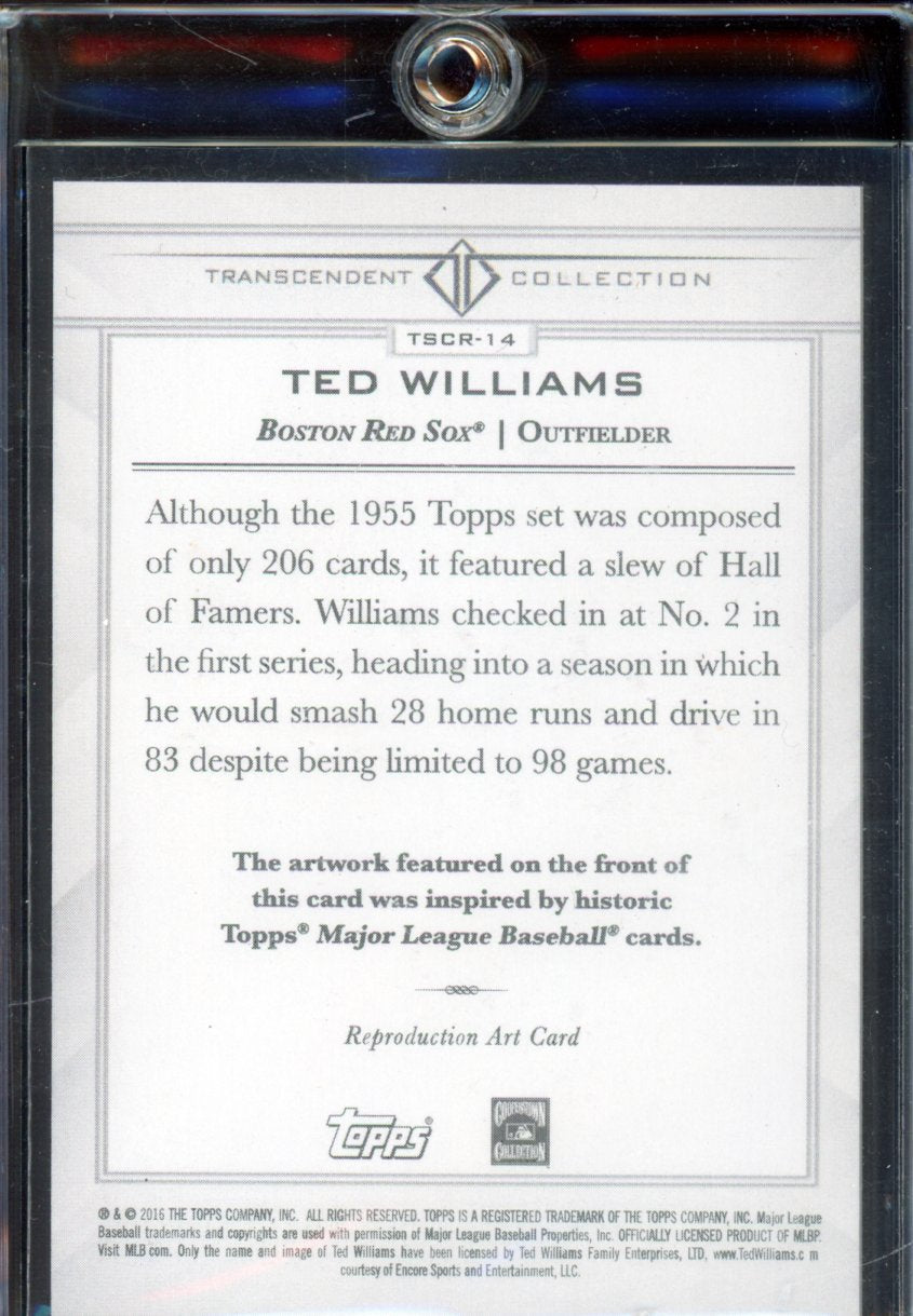 2016 Transcendent Ted Williams Sketch 7/65
