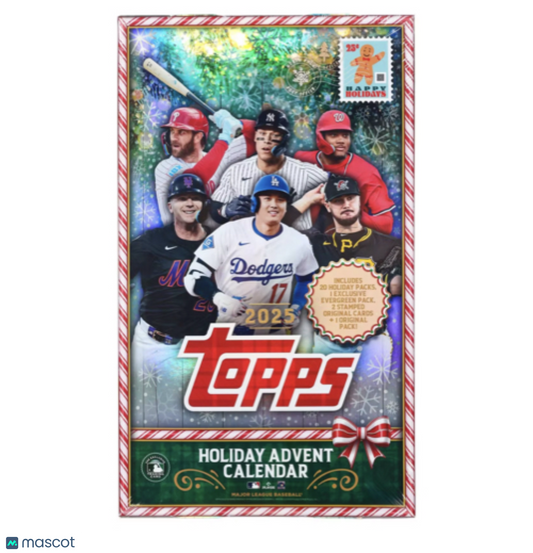 2025 Topps Holiday Baseball Advent Calendar